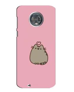Чехол для Motorola MOTO G6 с картинкой «Pusheen сердце» Чехол для Motorola MOTO G6 с картинкой «Pusheen сердце»