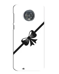 Чехол для Motorola MOTO G6 с картинкой «Диагональный бант»