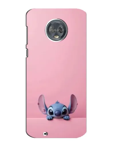 Чехол для Motorola MOTO G6 с картинкой «Stitch выглядывает»