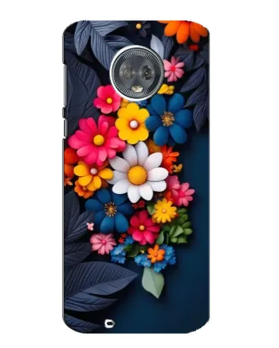 Чехол для Motorola MOTO G6 с картинкой «Цветочная феерия»