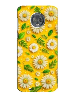 Чехол для Motorola MOTO G6 с картинкой «Ромашковое солнце»