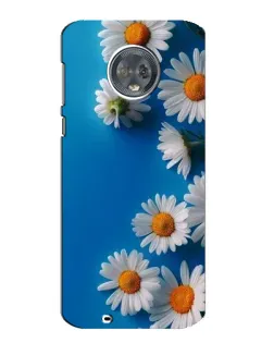 Чехол для Motorola MOTO G6 с картинкой «Белоснежные маргаритки»