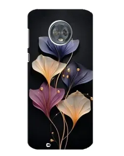 Чехол для Motorola MOTO G6 с картинкой «Лиловые цветы грации»