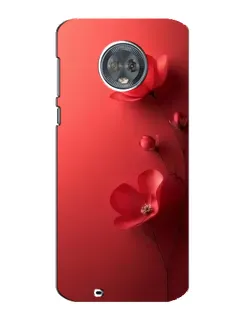 Чехол для Motorola MOTO G6 с картинкой «Маковые соцветия»
