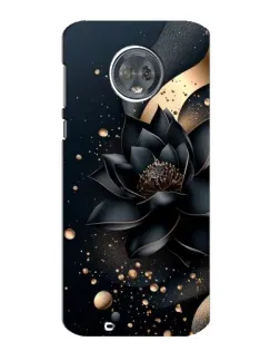 Чехол для Motorola MOTO G6 с картинкой «Черный лотос»