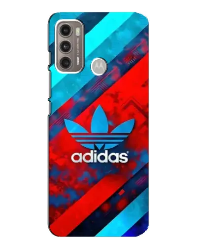 Чехол для Motorola MOTO G60 с картинкой «Абстракция Adidas»