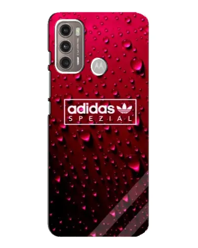 Чехол для Motorola MOTO G60 с картинкой «Adidas Gold Marble»