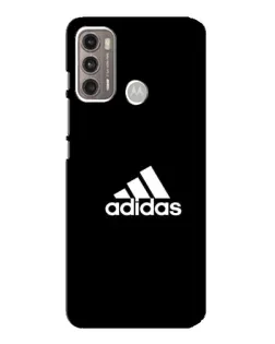 Чехол для Motorola MOTO G60 с картинкой «Черная классика Adidas»