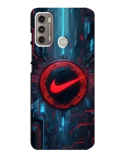 Чехол для Motorola MOTO G60 с картинкой «Техногенный стиль Nike» Чехол для Motorola MOTO G60 с картинкой «Техногенный стиль Nike»