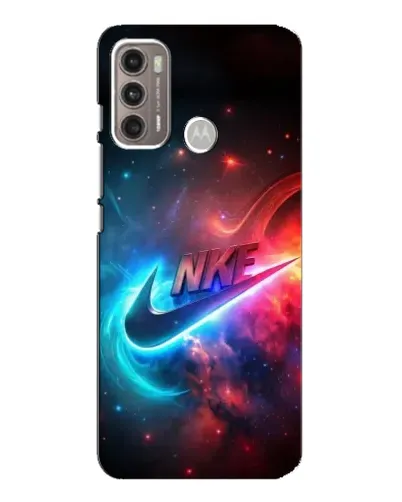 Чехол для Motorola MOTO G60 с картинкой «Огненный логотип Nike» Чехол для Motorola MOTO G60 с картинкой «Огненный логотип Nike»