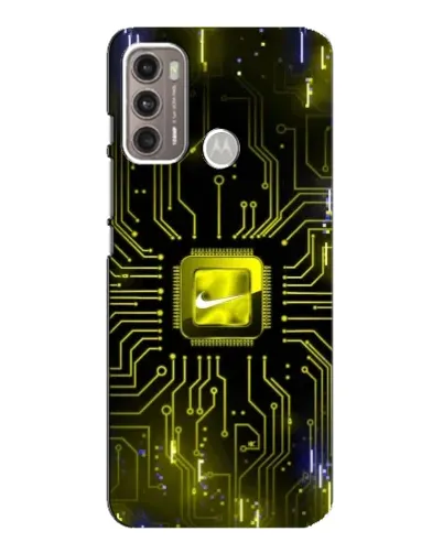 Чехол для Motorola MOTO G60 с картинкой «Nike — золотая искра» Чехол для Motorola MOTO G60 с картинкой «Nike — золотая искра»
