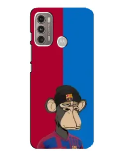 Чехол для Motorola MOTO G60 с картинкой «Bored Ape — фанат Барсы» Чехол для Motorola MOTO G60 с картинкой «Bored Ape — фанат Барсы»