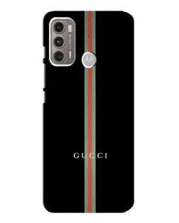 Чехол для Motorola MOTO G60 с картинкой «Gucci — строгая линия»