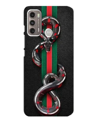 Чохол для Motorola MOTO G60 з картинкою «Gucci — змія на смузі» Чохол для Motorola MOTO G60 з картинкою «Gucci — змія на смузі»