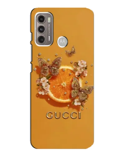 Чехол для Motorola MOTO G60 с картинкой «Gucci — золотые бабочки» Чехол для Motorola MOTO G60 с картинкой «Gucci — золотые бабочки»