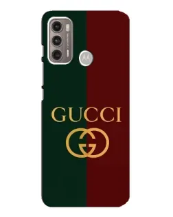 Чехол для Motorola MOTO G60 с картинкой «Gucci — темно-зеленый градиент»