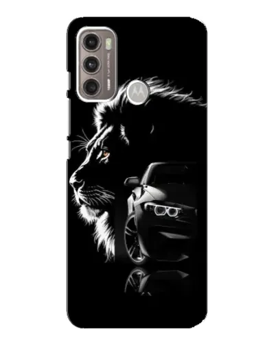 Чехол для Motorola MOTO G60 с картинкой «BMW и лев» Чехол для Motorola MOTO G60 с картинкой «BMW и лев»