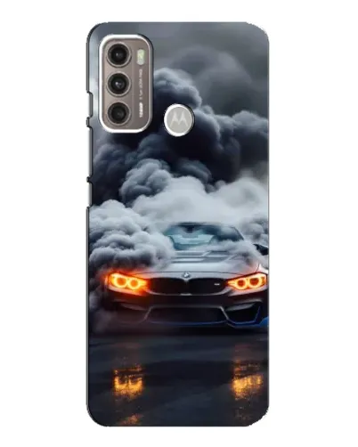 Чехол для Motorola MOTO G60 с картинкой «BMW в дыму» Чехол для Motorola MOTO G60 с картинкой «BMW в дыму»