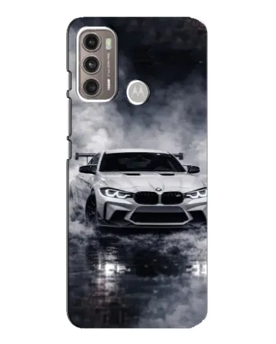 Чехол для Motorola MOTO G60 с картинкой «BMW сквозь туман» Чехол для Motorola MOTO G60 с картинкой «BMW сквозь туман»