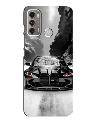 Чехол для Motorola MOTO G60 с картинкой «BMW — акварельный дрифт» Чехол для Motorola MOTO G60 с картинкой «BMW — акварельный дрифт»