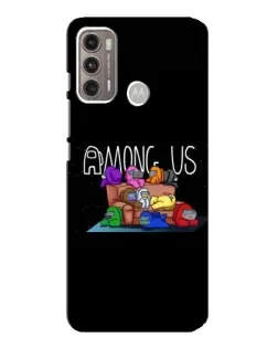 Чехол для Motorola MOTO G60 с картинкой «Логотип Among Us» Чехол для Motorola MOTO G60 с картинкой «Логотип Among Us»