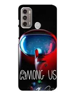 Чехол для Motorola MOTO G60 с картинкой «Красный импостер — макро» Чехол для Motorola MOTO G60 с картинкой «Красный импостер — макро»