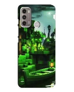 Чехол для Motorola MOTO G60 с картинкой «Minecraft лесной пейзаж» Чехол для Motorola MOTO G60 с картинкой «Minecraft лесной пейзаж»