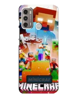 Чехол для Motorola MOTO G60 с картинкой «Minecraft герои игры» Чехол для Motorola MOTO G60 с картинкой «Minecraft герои игры»