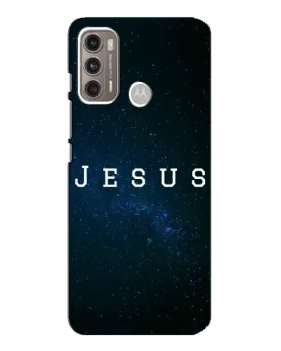 Чехол для Motorola MOTO G60 с картинкой «Звездное небо Jesus» Чехол для Motorola MOTO G60 с картинкой «Звездное небо Jesus»