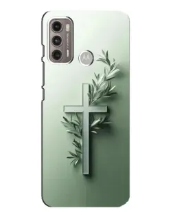 Чехол для Motorola MOTO G60 с картинкой «Оливковая ветвь»