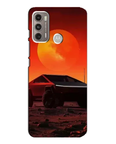 Чехол для Motorola MOTO G60 с картинкой «Cybertruck на Марсе» Чехол для Motorola MOTO G60 с картинкой «Cybertruck на Марсе»