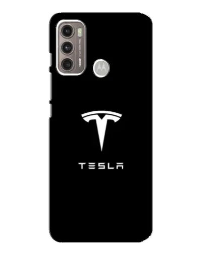 Чехол для Motorola MOTO G60 с картинкой «Tesla White Logo» Чехол для Motorola MOTO G60 с картинкой «Tesla White Logo»
