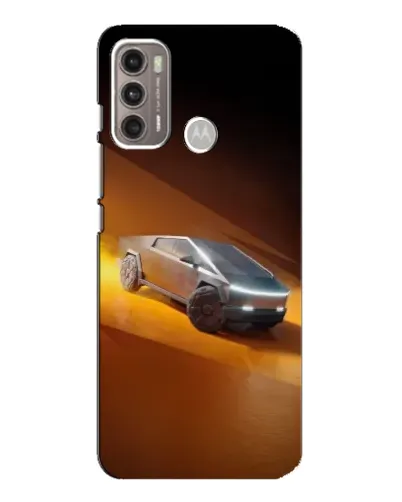 Чехол для Motorola MOTO G60 с картинкой «Cybertruck в пустыне» Чехол для Motorola MOTO G60 с картинкой «Cybertruck в пустыне»