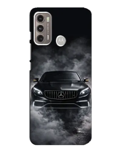 Чехол для Motorola MOTO G60 с картинкой «Mercedes в дыму» Чехол для Motorola MOTO G60 с картинкой «Mercedes в дыму»
