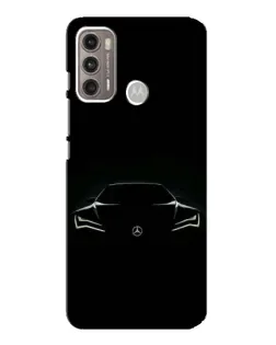 Чехол для Motorola MOTO G60 с картинкой «Mercedes — силуэт авто» Чехол для Motorola MOTO G60 с картинкой «Mercedes — силуэт авто»