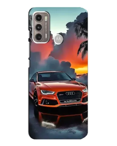 Чехол для Motorola MOTO G60 с картинкой «Audi — закат» Чехол для Motorola MOTO G60 с картинкой «Audi — закат»