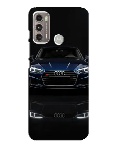 Чехол для Motorola MOTO G60 с картинкой «Audi — ночное отражение» Чехол для Motorola MOTO G60 с картинкой «Audi — ночное отражение»