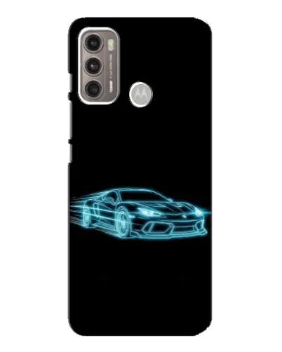 Чехол для Motorola MOTO G60 с картинкой «Неоновый контур Lamborghini» Чехол для Motorola MOTO G60 с картинкой «Неоновый контур Lamborghini»