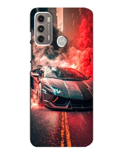 Чехол для Motorola MOTO G60 с картинкой «Lamborghini красный дым» Чехол для Motorola MOTO G60 с картинкой «Lamborghini красный дым»