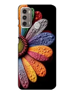 Чехол для Motorola MOTO G60 с картинкой «Радужный цветок» Чехол для Motorola MOTO G60 с картинкой «Радужный цветок»