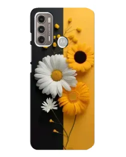 Чехол для Motorola MOTO G60 с картинкой «Подсолнух и ромашка» Чехол для Motorola MOTO G60 с картинкой «Подсолнух и ромашка»