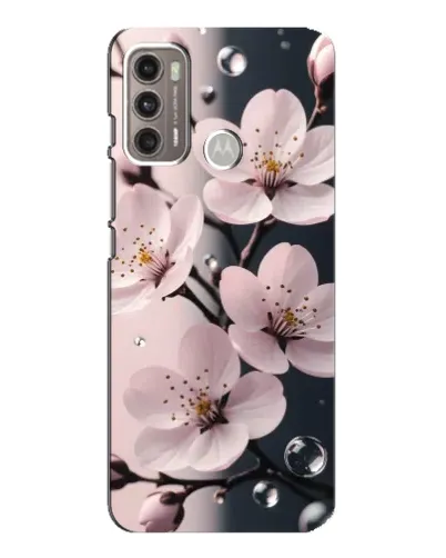 Чехол для Motorola MOTO G60 с картинкой «Нежная сакура и капли» Чехол для Motorola MOTO G60 с картинкой «Нежная сакура и капли»