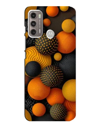 Чехол для Motorola MOTO G60 с картинкой «Объемные оранжевые сферы» Чехол для Motorola MOTO G60 с картинкой «Объемные оранжевые сферы»