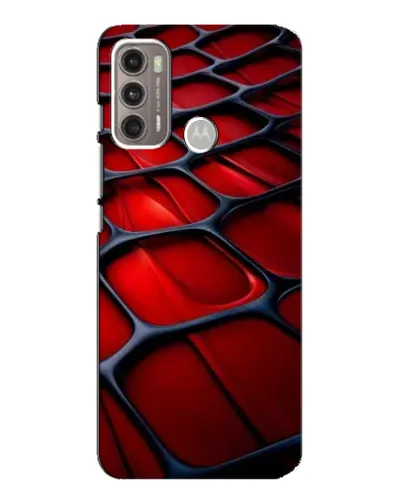 Чехол для Motorola MOTO G60 с картинкой «Красная глянцевая сетка» Чехол для Motorola MOTO G60 с картинкой «Красная глянцевая сетка»
