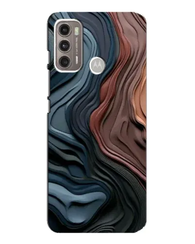 Чехол для Motorola MOTO G60 с картинкой «Цветные волны каньона» Чехол для Motorola MOTO G60 с картинкой «Цветные волны каньона»