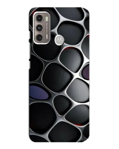 Чехол для Motorola MOTO G60 с картинкой «Объемная темная решетка» Чехол для Motorola MOTO G60 с картинкой «Объемная темная решетка»
