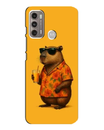 Чехол для Motorola MOTO G60 с картинкой «Капибара на отдыхе» Чехол для Motorola MOTO G60 с картинкой «Капибара на отдыхе»