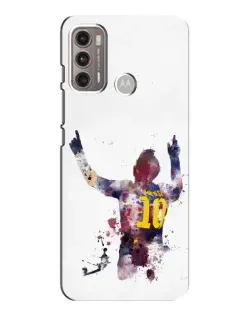 Чехол для Motorola MOTO G60 с картинкой «Акварельный Месси Барселона» Чехол для Motorola MOTO G60 с картинкой «Акварельный Месси Барселона»
