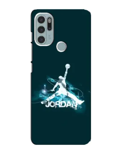 Чехол для Motorola MOTO G60s с картинкой «Jordan Blue Fire» Чехол для Motorola MOTO G60s с картинкой «Jordan Blue Fire»