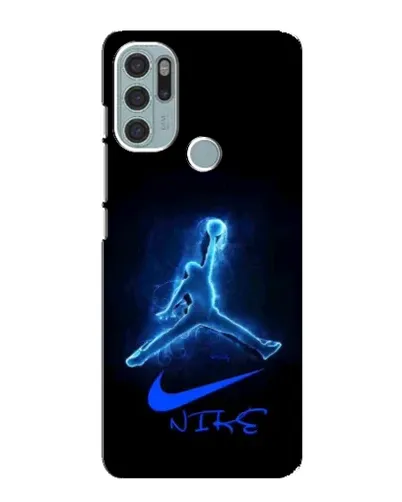Чехол для Motorola MOTO G60s с картинкой «Jordan Neon Blue» Чехол для Motorola MOTO G60s с картинкой «Jordan Neon Blue»